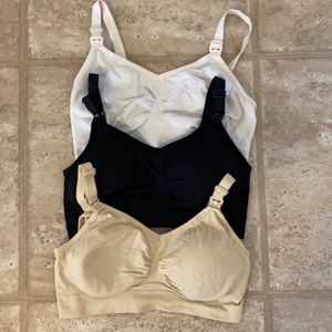 3 nursing bras